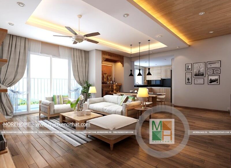 Thiết kế nội thất chung cư N04 hiện đại